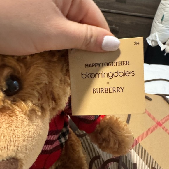 Burberry Teddy Bear with Red Plaid Sweater limited edition - Picture 2 of 5